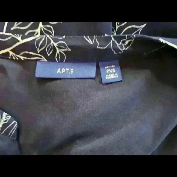 APT 9 Floral Print Sleeveless Dress PXS - Picture 4 of 5